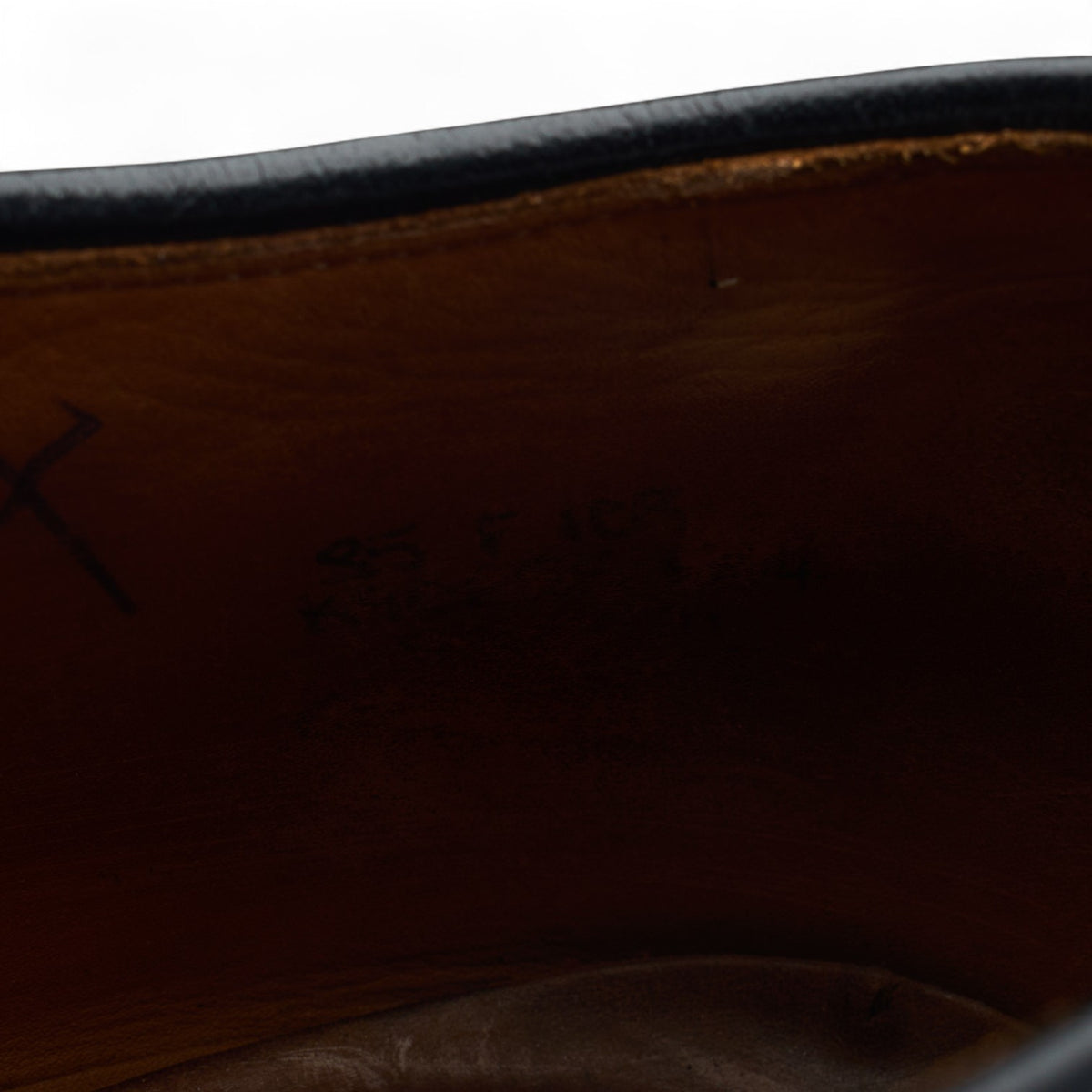 'Gunthorpe' Black Leather Oxford UK 8.5 F