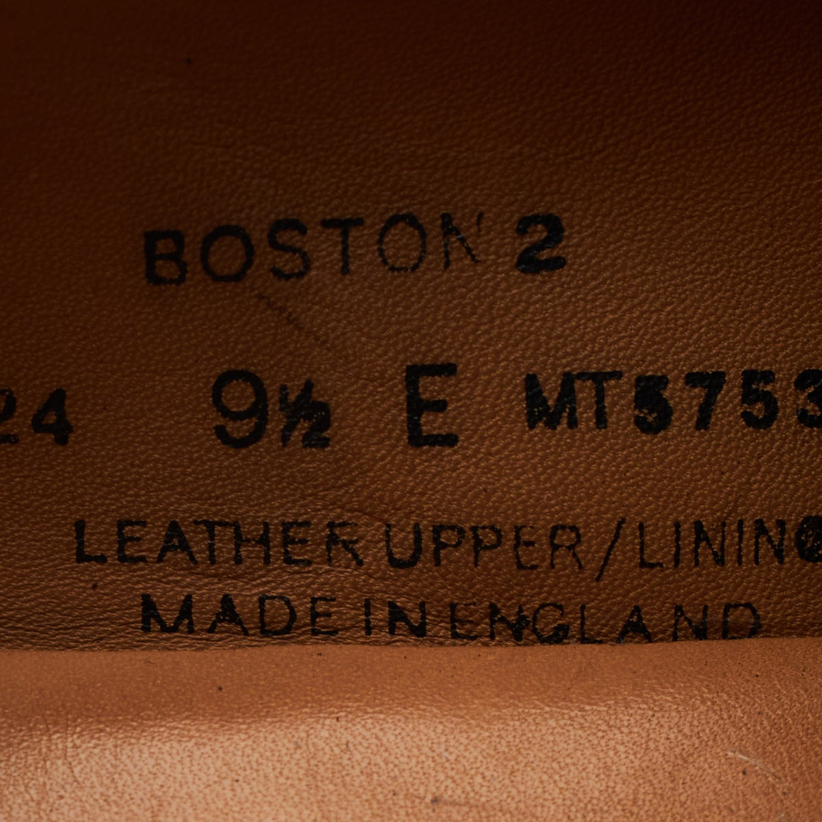 'Boston 2' Black Leather Loafers UK 9.5 E