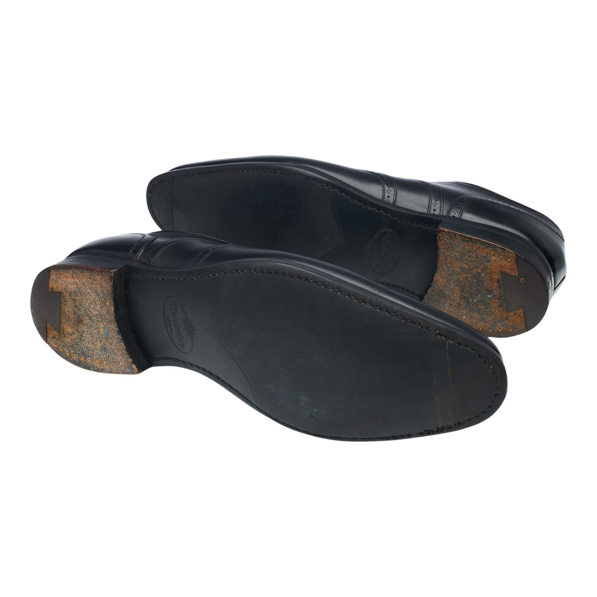 'Gunthorpe' Black Leather Oxford UK 8.5 F