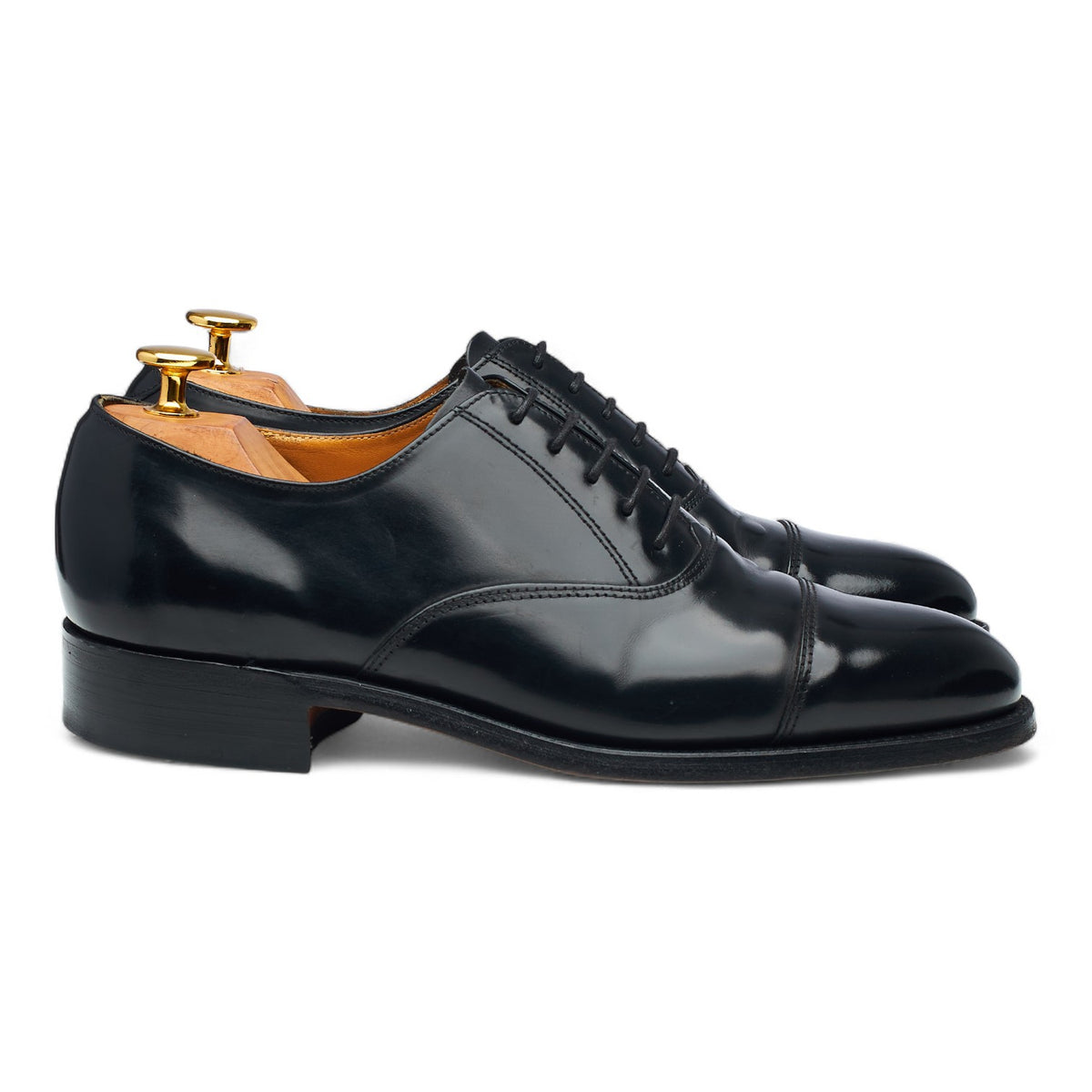 'Arnold' Black Leather Oxford UK 6 E