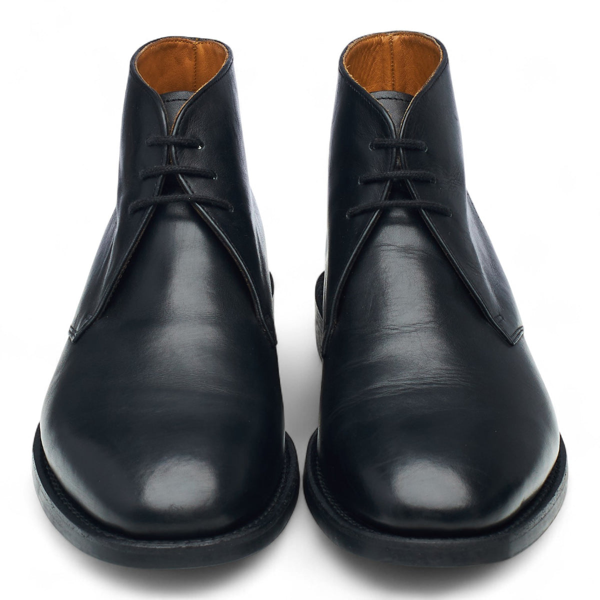 'Grays' Black Leather Chukka Boots UK 7 F