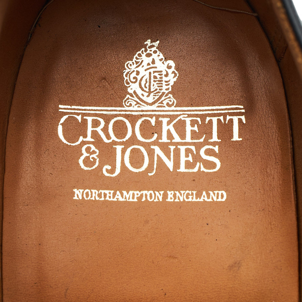 'Edgware' Black Leather Oxford Brogues UK 10 E