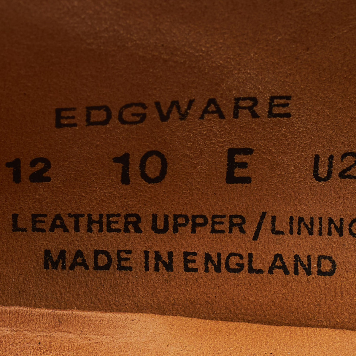 'Edgware' Black Leather Oxford Brogues UK 10 E