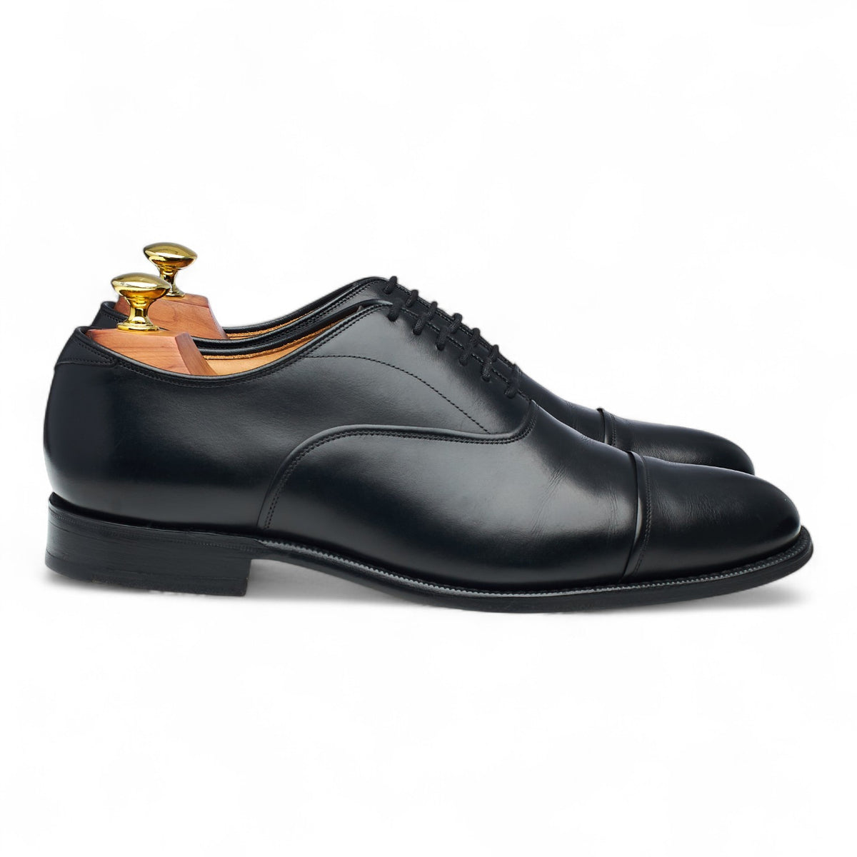 'Lanark' Black Leather Oxford UK 7 G