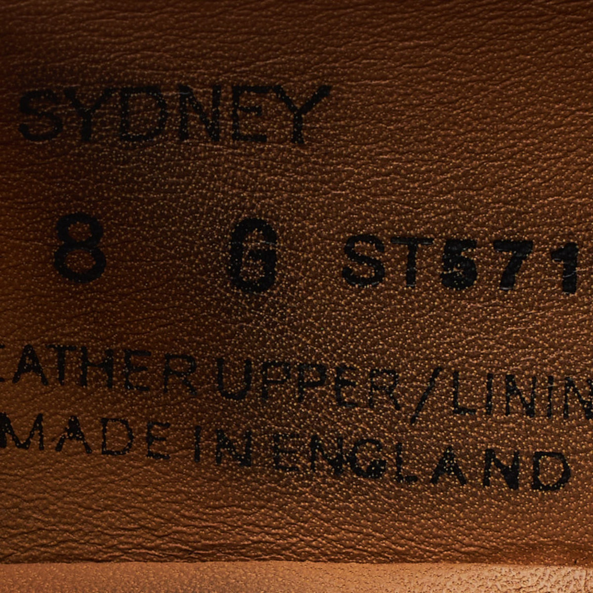 'Sydney' Black Leather Loafers UK 8 G