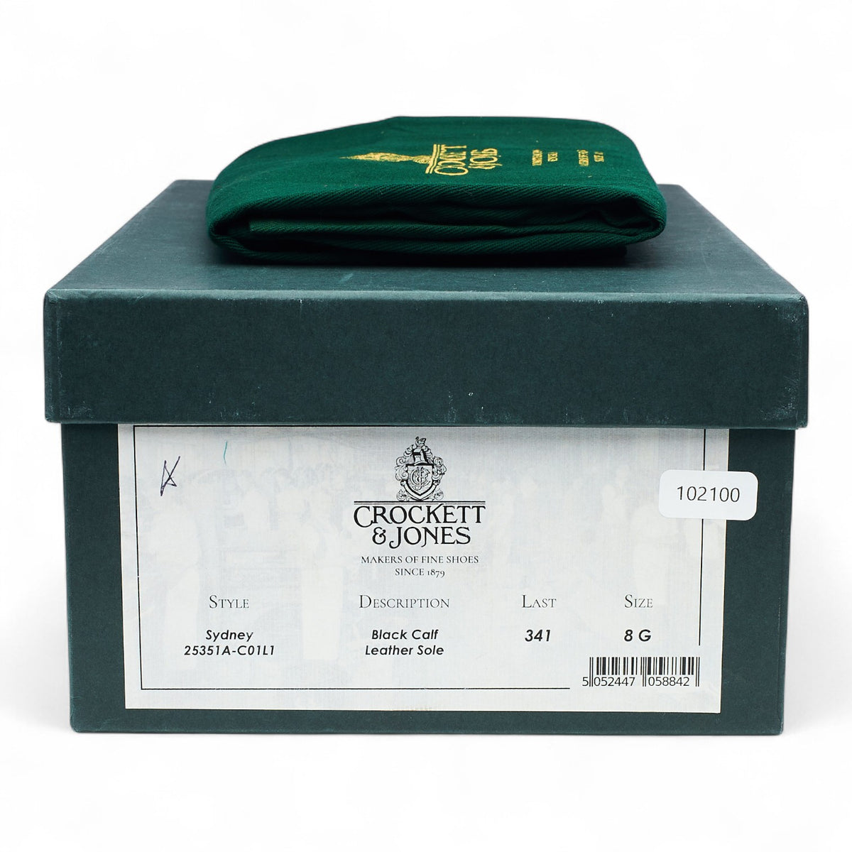 'Sydney' Black Leather Loafers UK 8 G