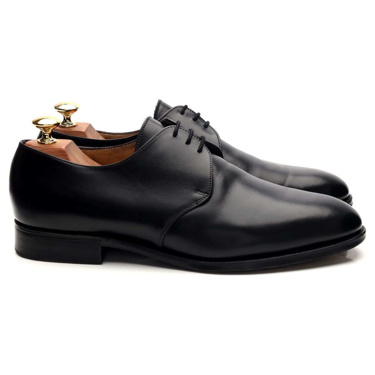 Shipton &amp; Heneage &#39;Hampton 2&#39; Black Leather Derby UK 8.5 F