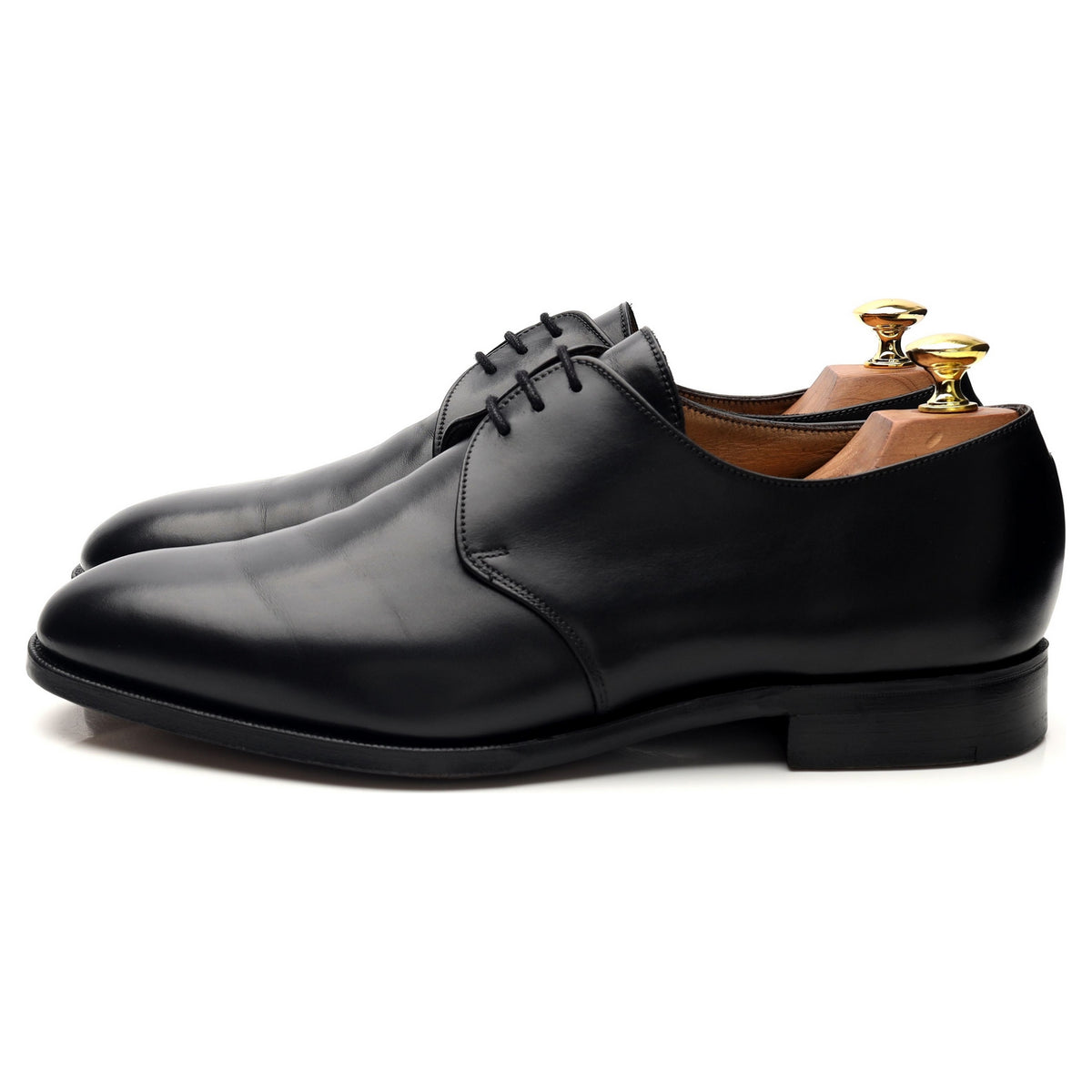 Shipton &amp; Heneage &#39;Hampton 2&#39; Black Leather Derby UK 8.5 F