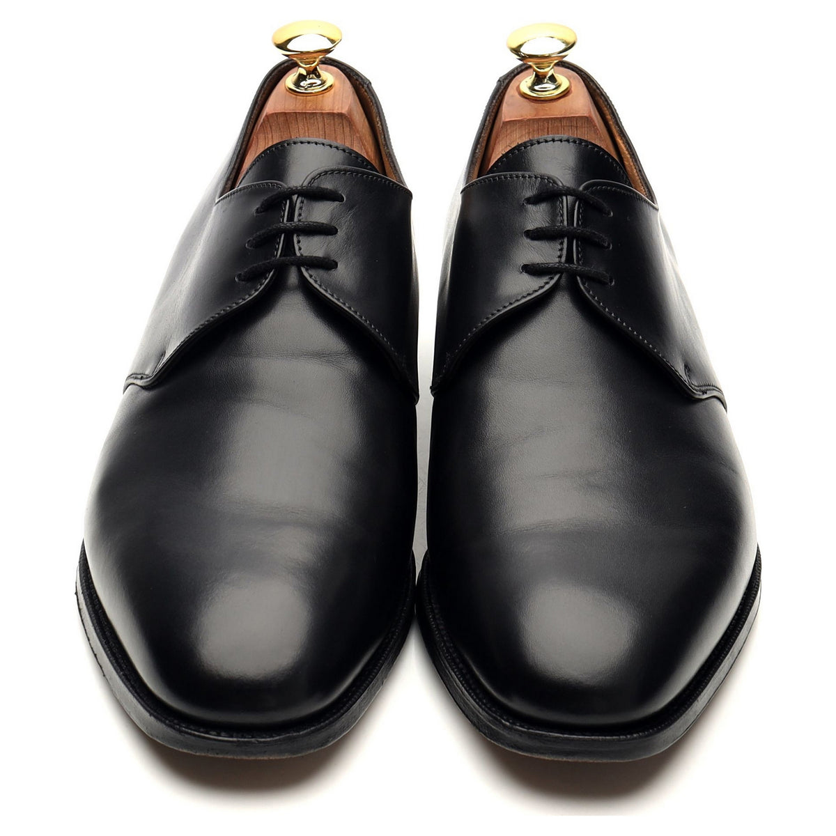 Shipton &amp; Heneage &#39;Hampton 2&#39; Black Leather Derby UK 8.5 F