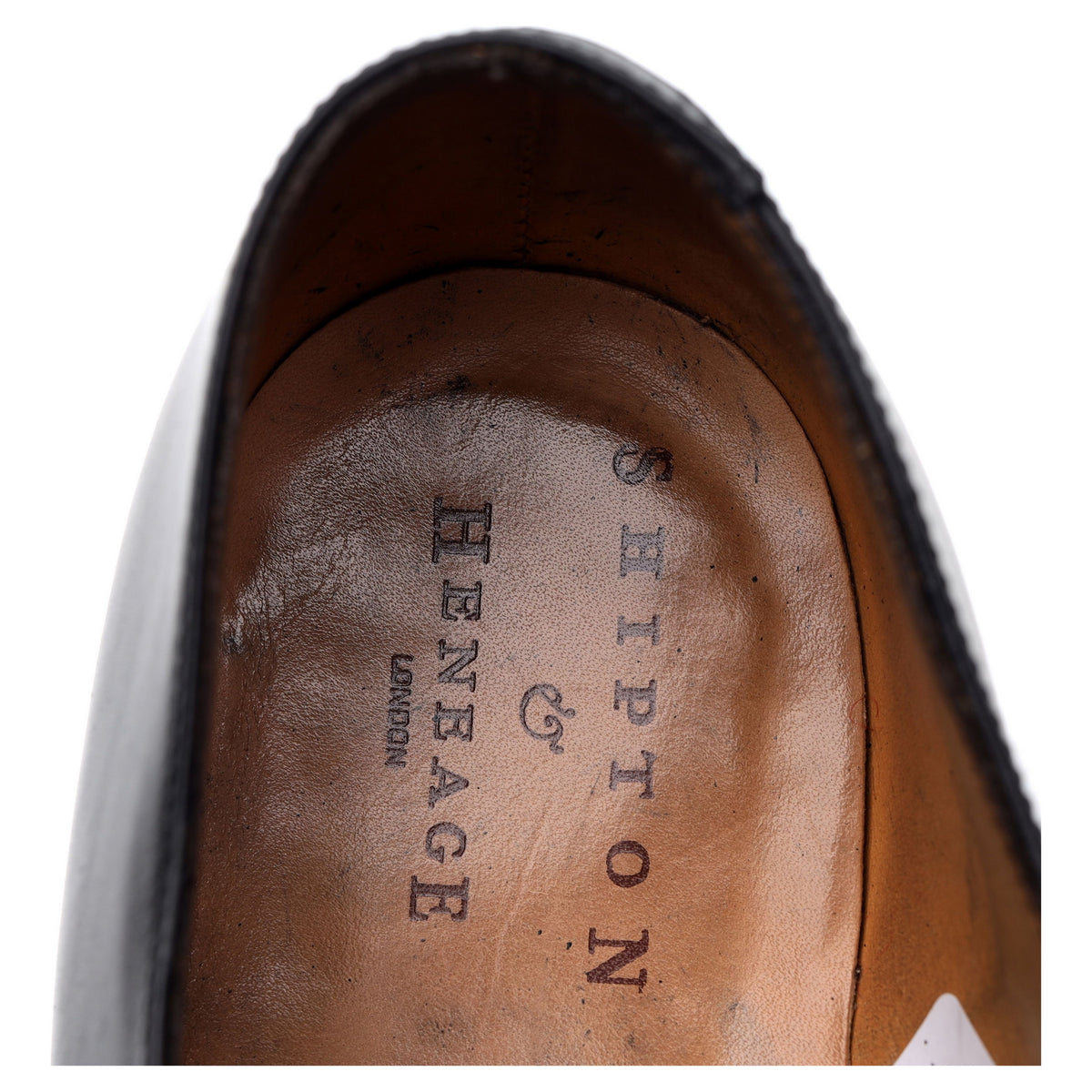 Shipton &amp; Heneage &#39;Hampton 2&#39; Black Leather Derby UK 8.5 F