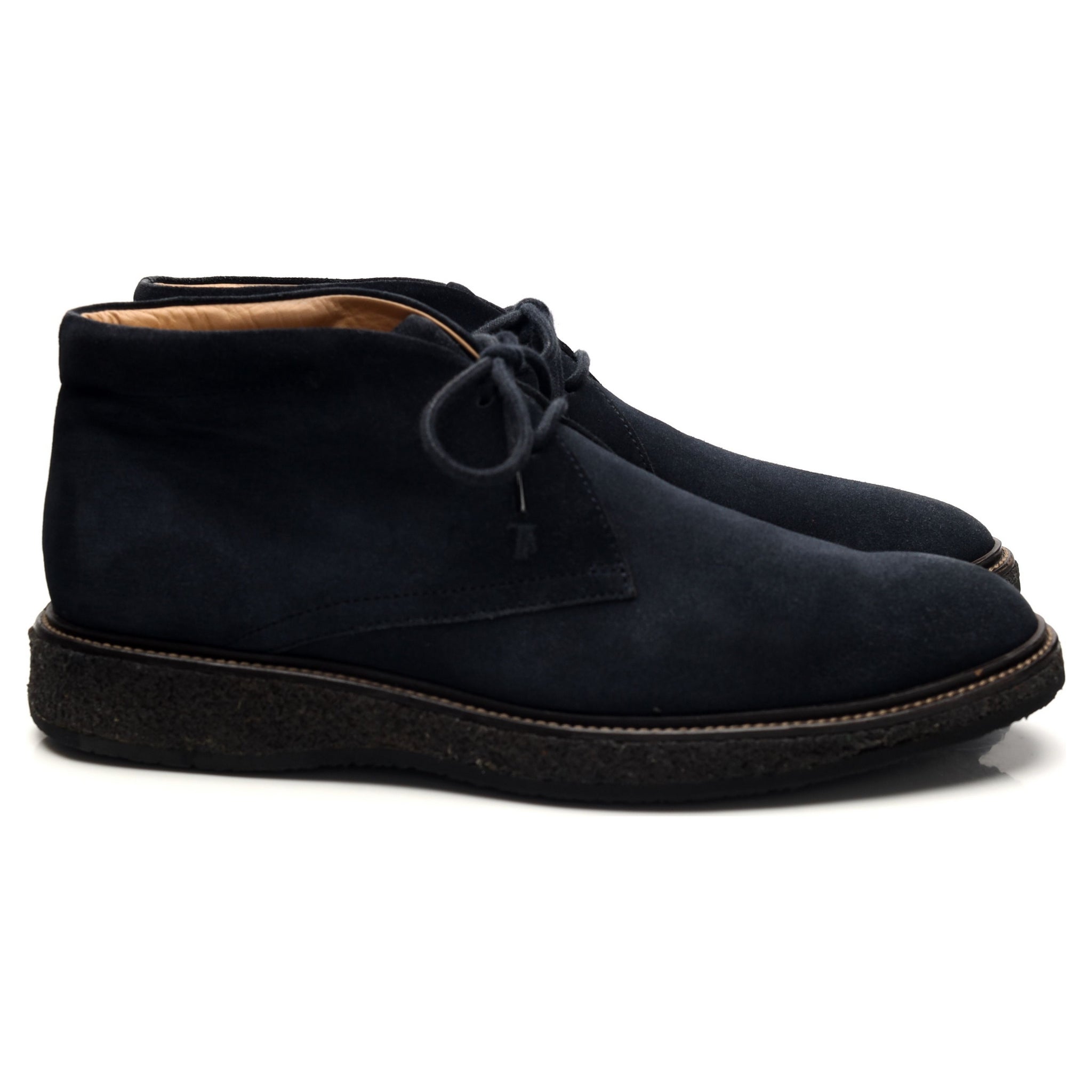 Navy Blue Suede Chukka Boots UK 9 - Abbot
