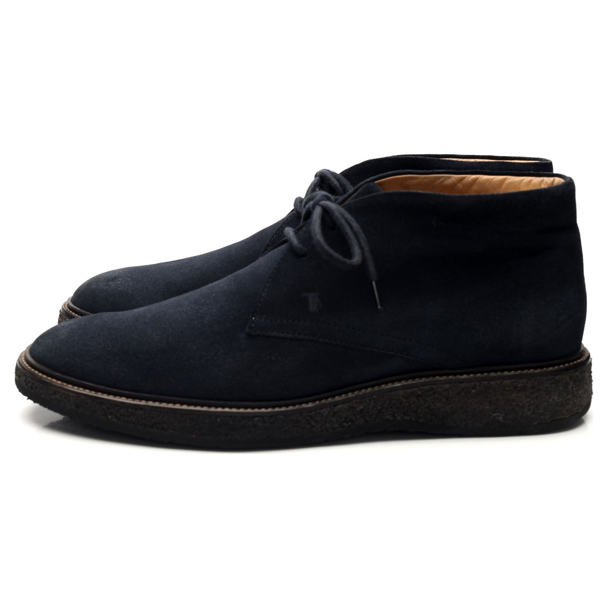 Navy Blue Suede Chukka Boots UK 9