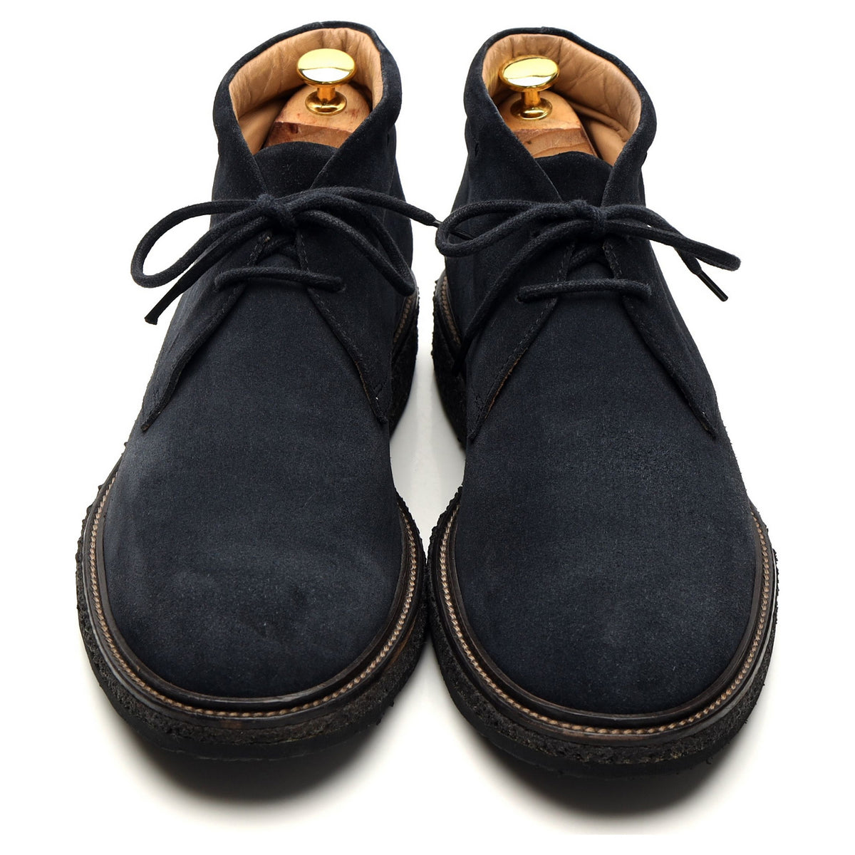 Navy Blue Suede Chukka Boots UK 9