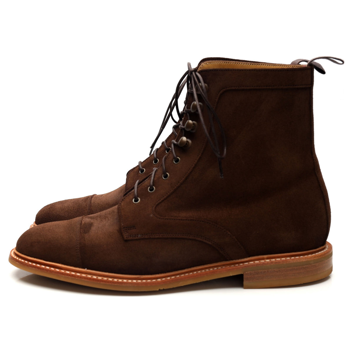 &#39;Melksham&#39; Brown Suede Boots UK 7.5 F