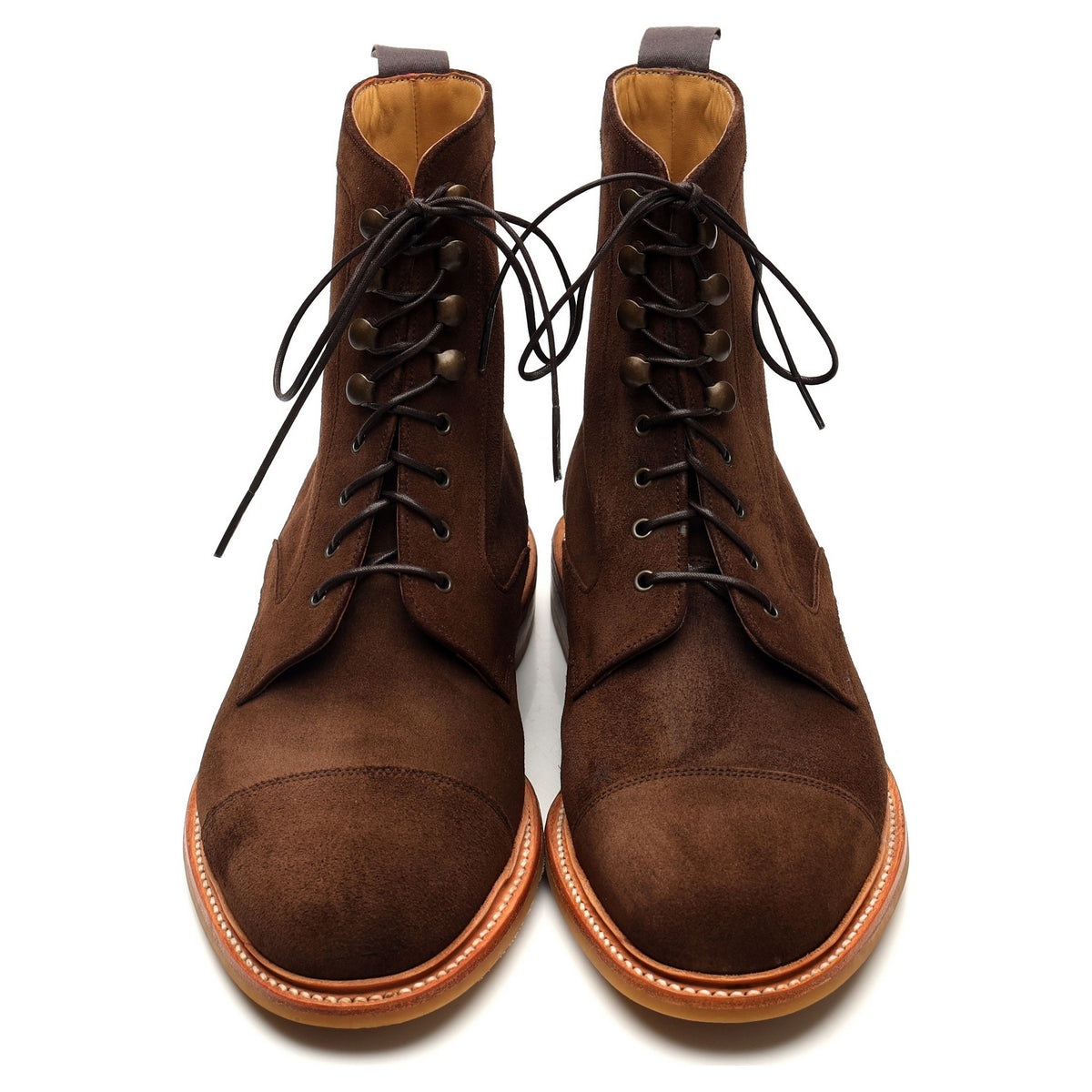 &#39;Melksham&#39; Brown Suede Boots UK 7.5 F