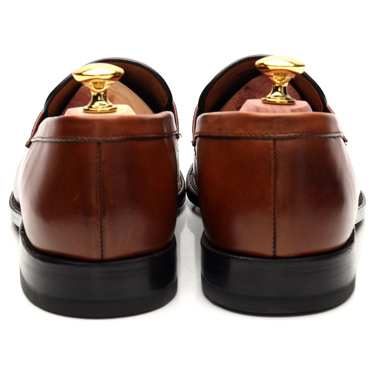 &#39;Barcelona 2&#39; Tan Brown Leather Loafer UK 7