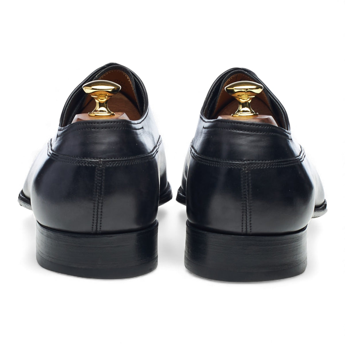 'Sutton' Black Museum Leather Oxford UK 11 EE