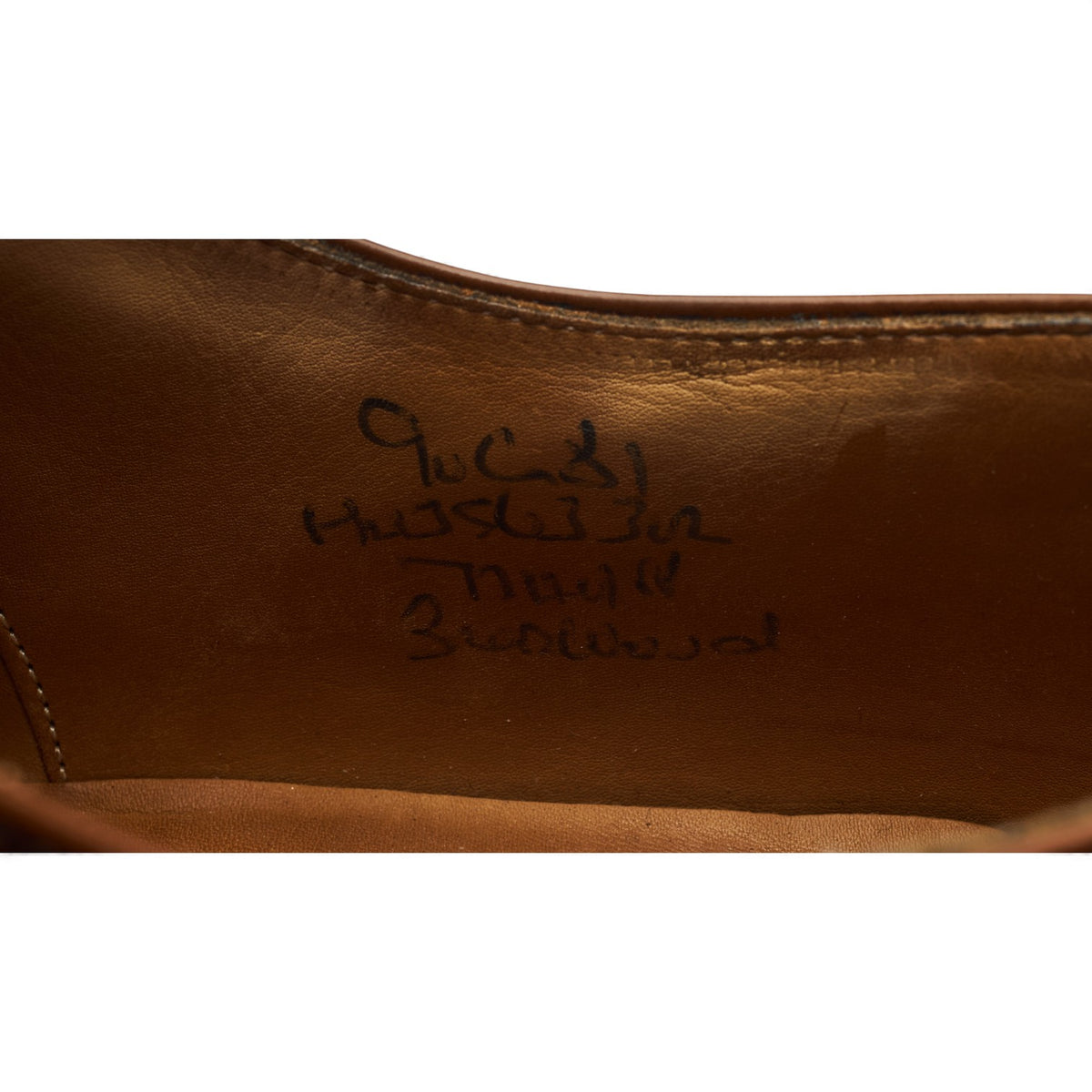 'Burwood' Tan Brown Leather Oxford Brogues UK 9 G