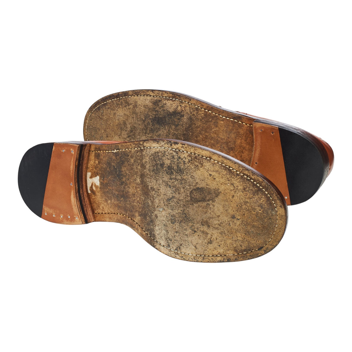 'Appleby' Tan Brown Leather Derby Brogues UK 10 FX