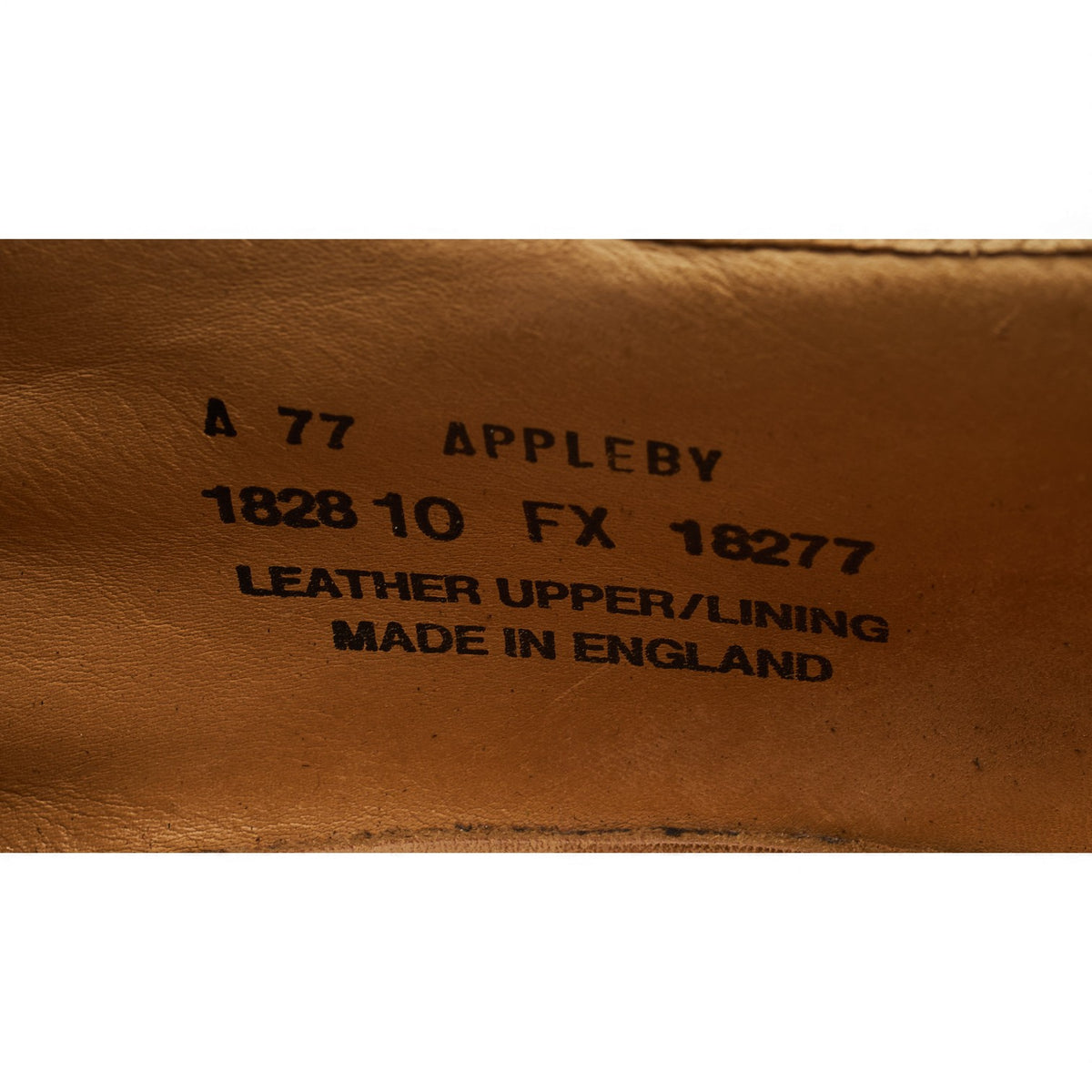 'Appleby' Tan Brown Leather Derby Brogues UK 10 FX