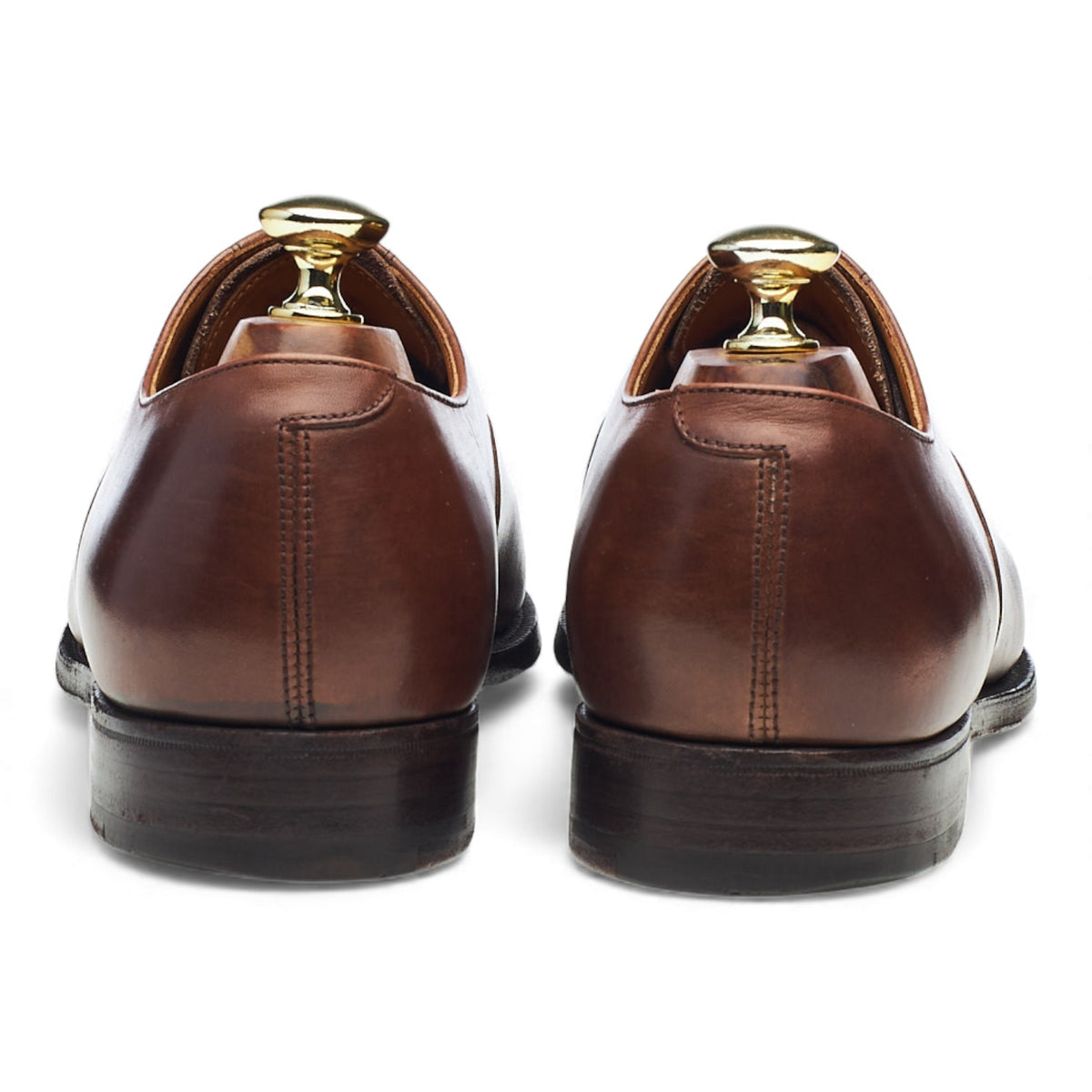 Peal & Co Brown Leather Oxford UK 7.5 US 8.5 D