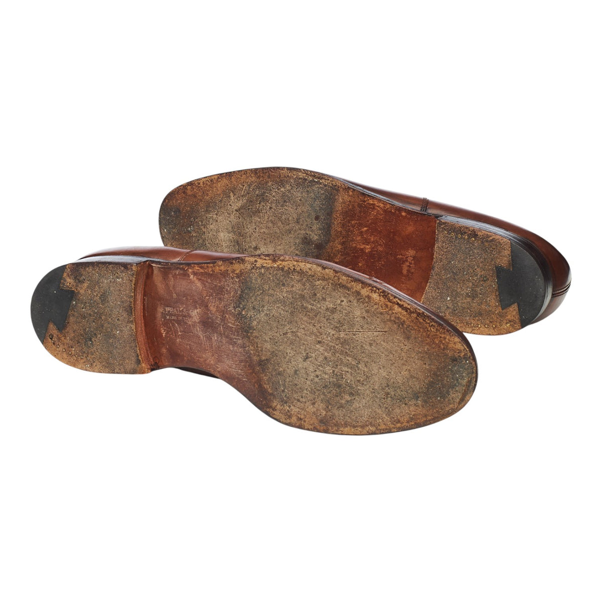 Peal & Co Brown Leather Oxford UK 7.5 US 8.5 D