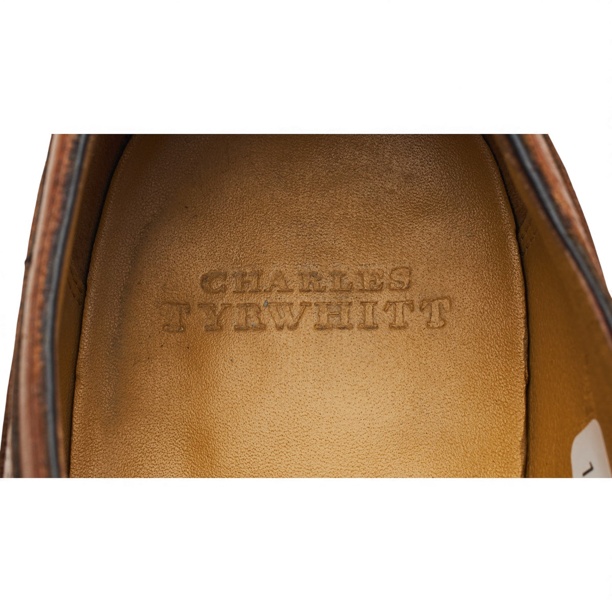 Tan Brown Leather Oxford Brogues UK 11 F