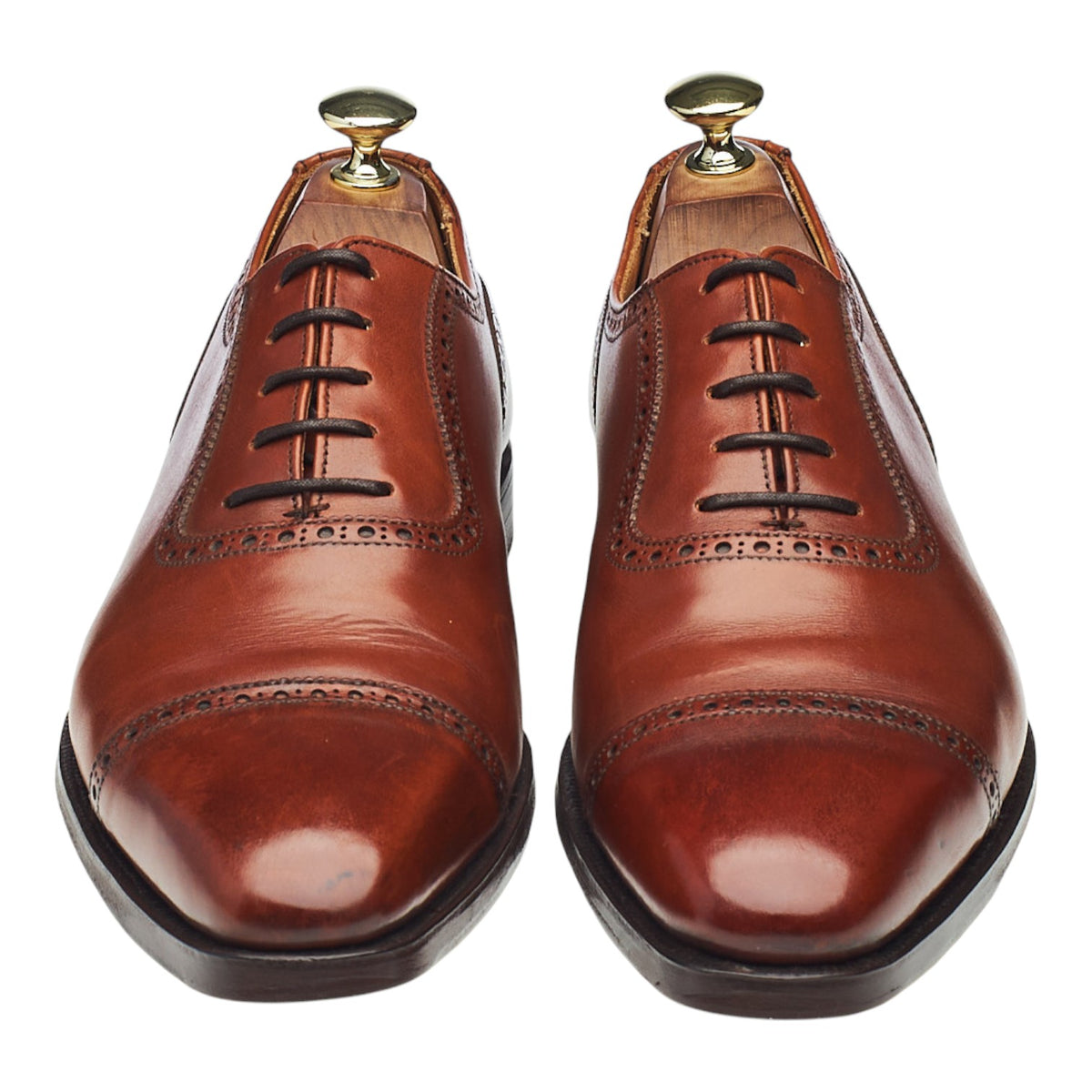 'Westbourne' Tan Brown Leather Oxford UK 7 E