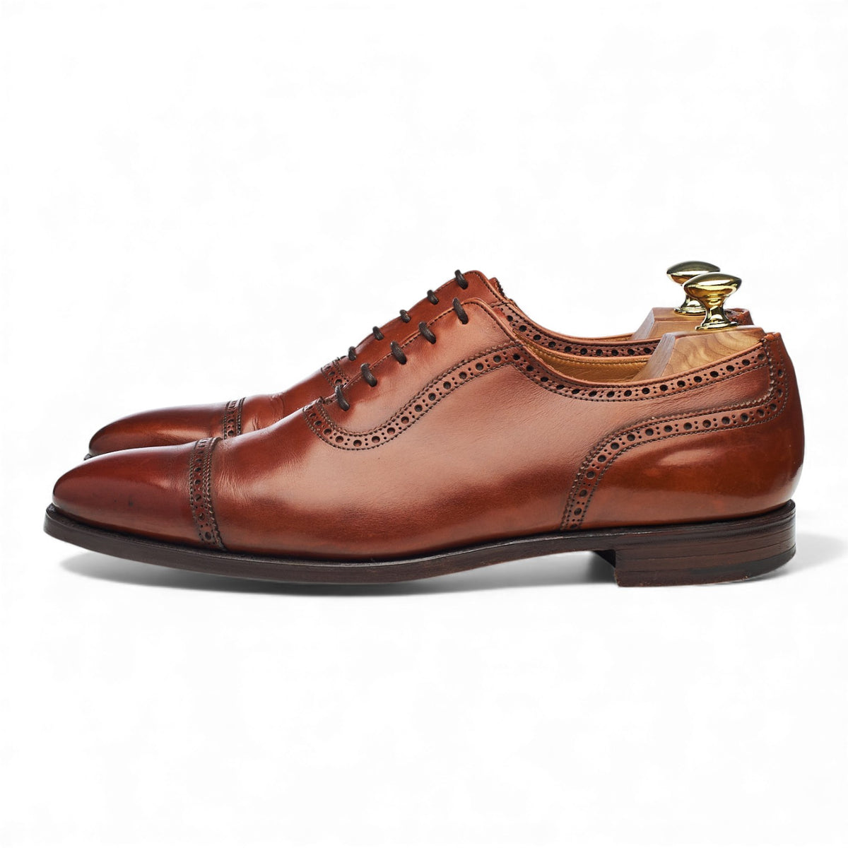 'Westbourne' Tan Brown Leather Oxford UK 7 E