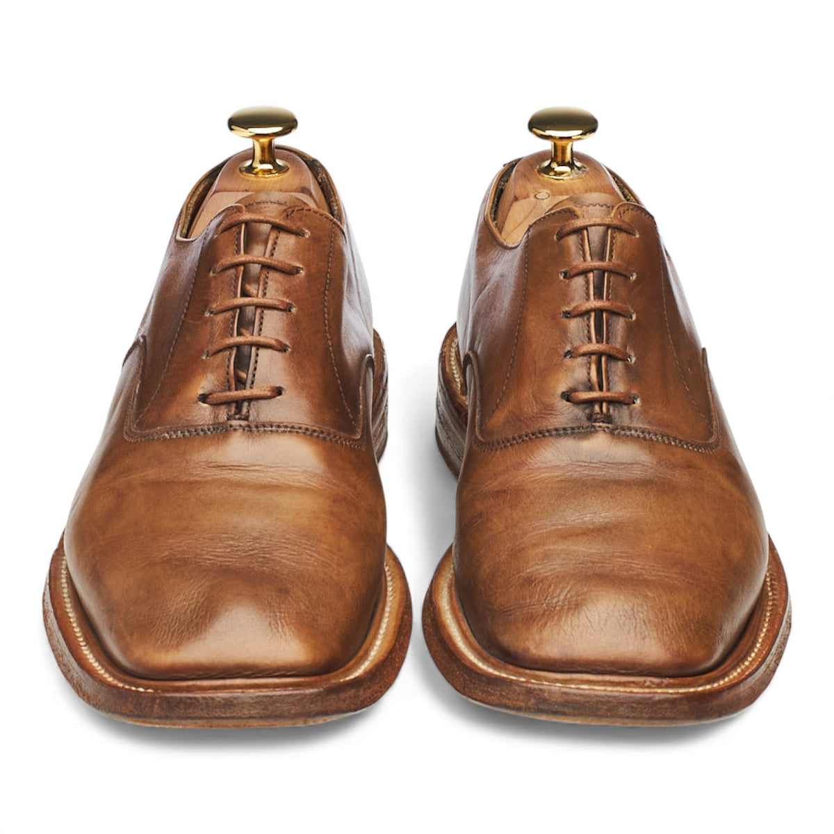 Margaret Howell Vintage Brown Leather Oxford UK 6