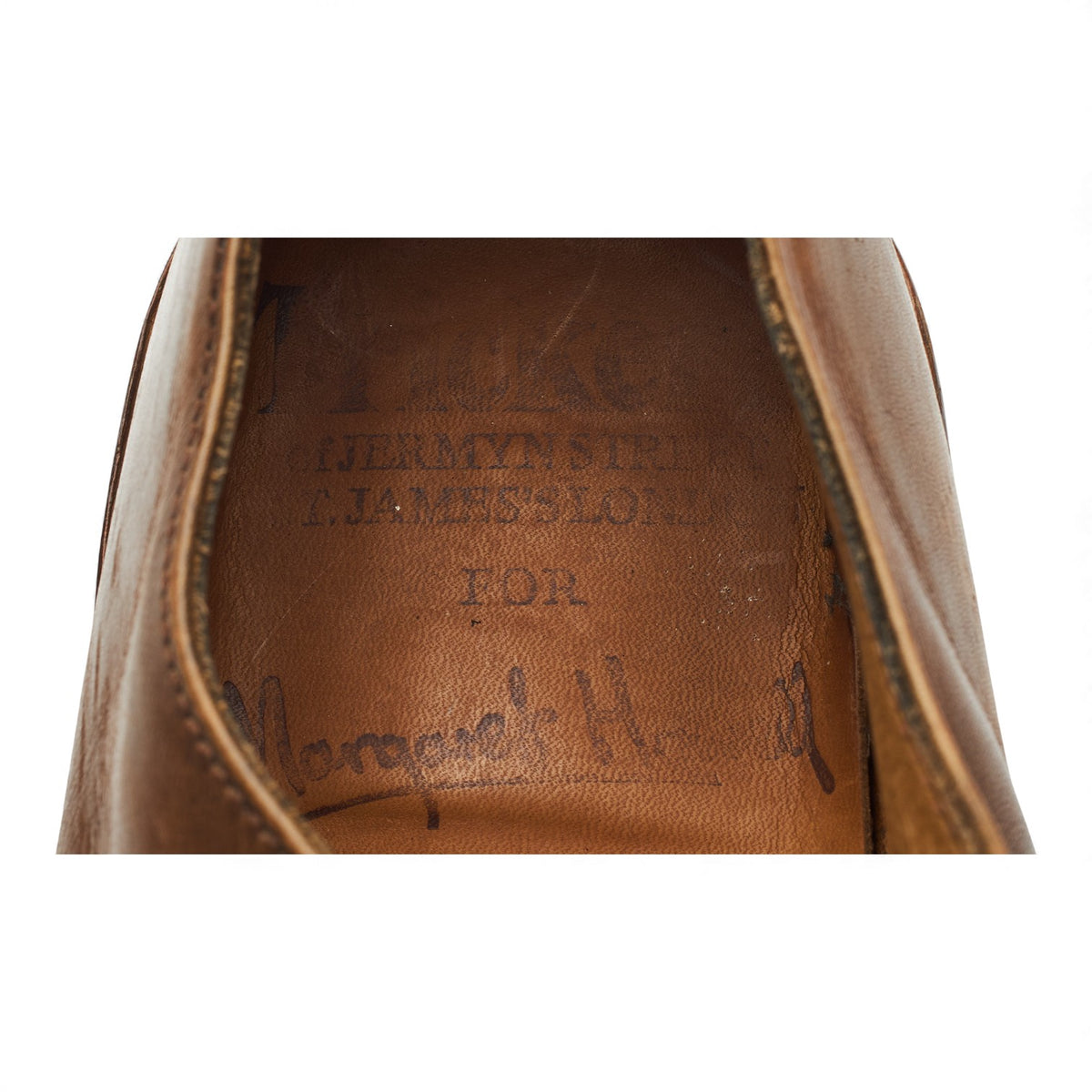 Margaret Howell Vintage Brown Leather Oxford UK 6