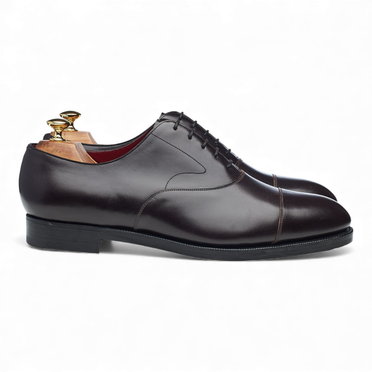 Kurt Geiger 'Chelsea' Dark Brown Leather Oxford UK 11 F