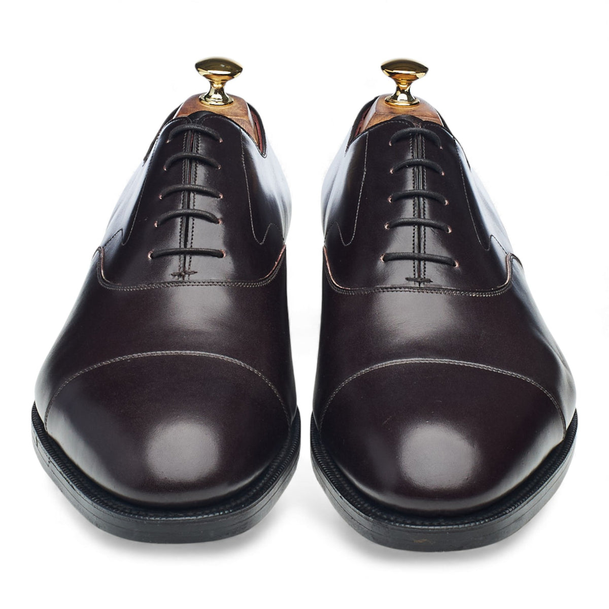 Kurt Geiger 'Chelsea' Dark Brown Leather Oxford UK 11 F