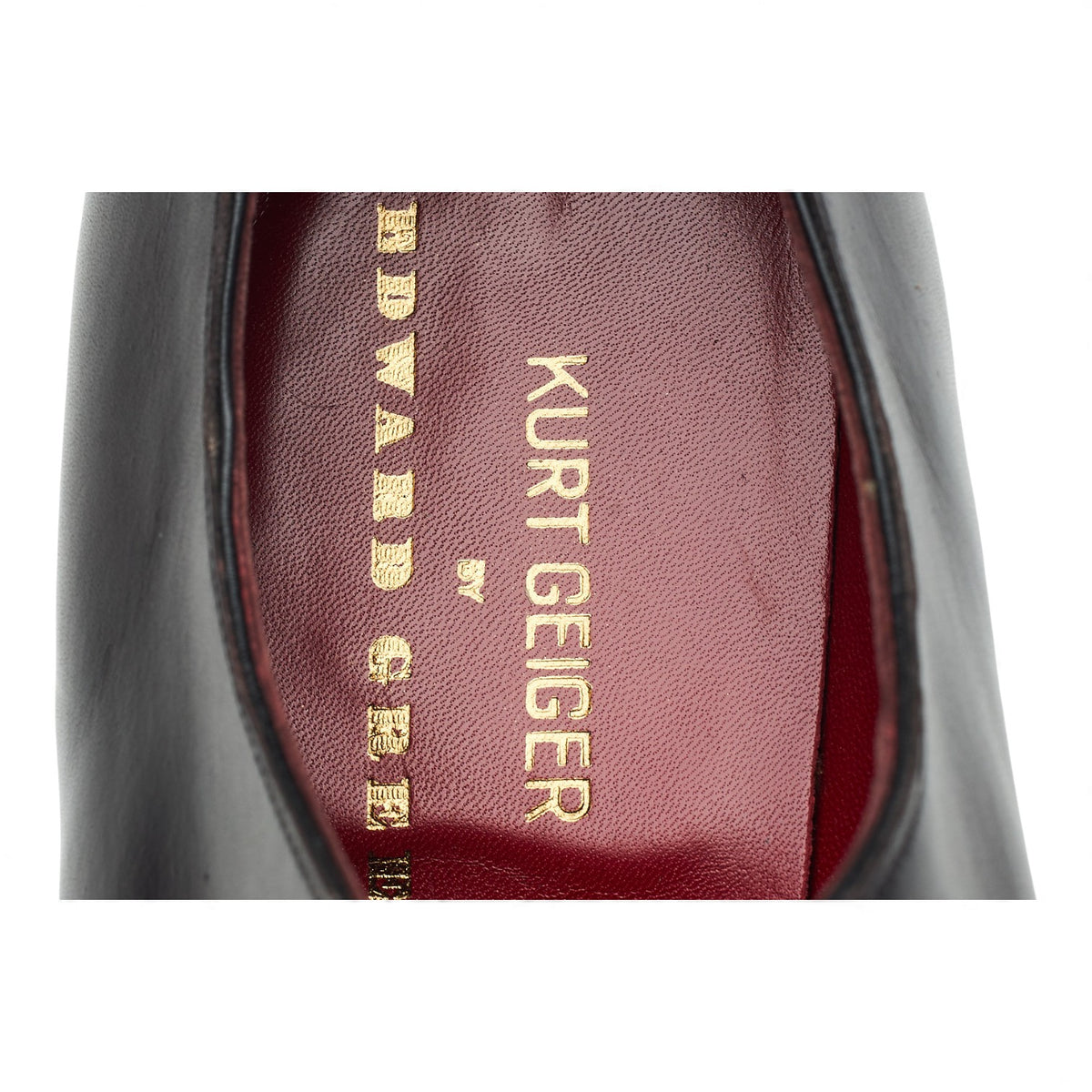 Kurt Geiger 'Chelsea' Dark Brown Leather Oxford UK 11 F