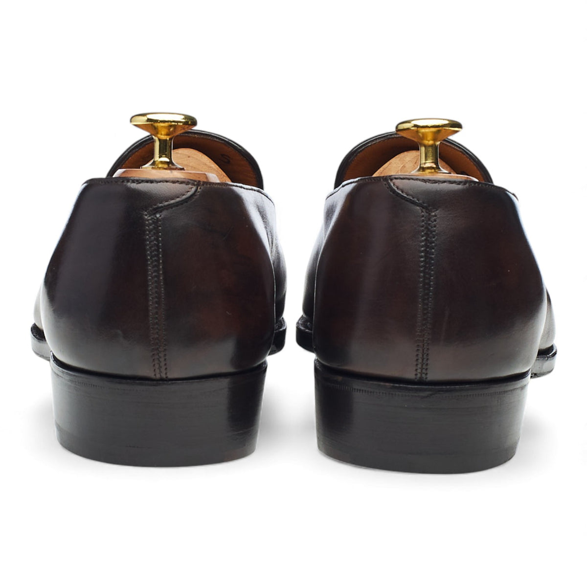 'Avignon' Dark Brown Leather Loafer UK 8 F