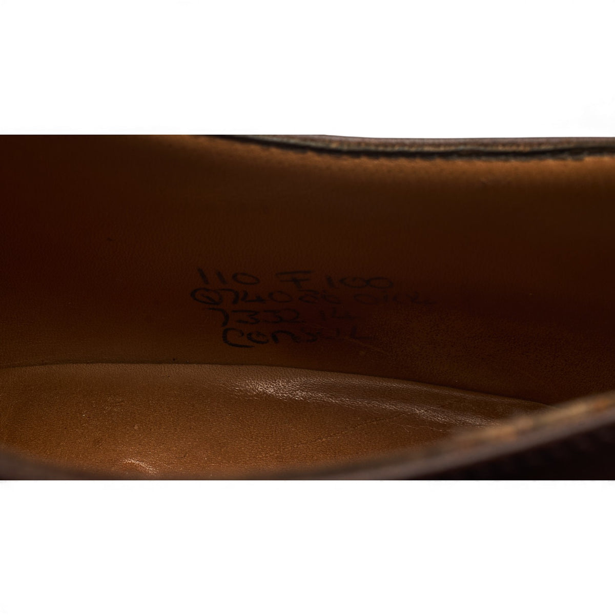 'Consul' Brown Leather Oxford UK 11 F