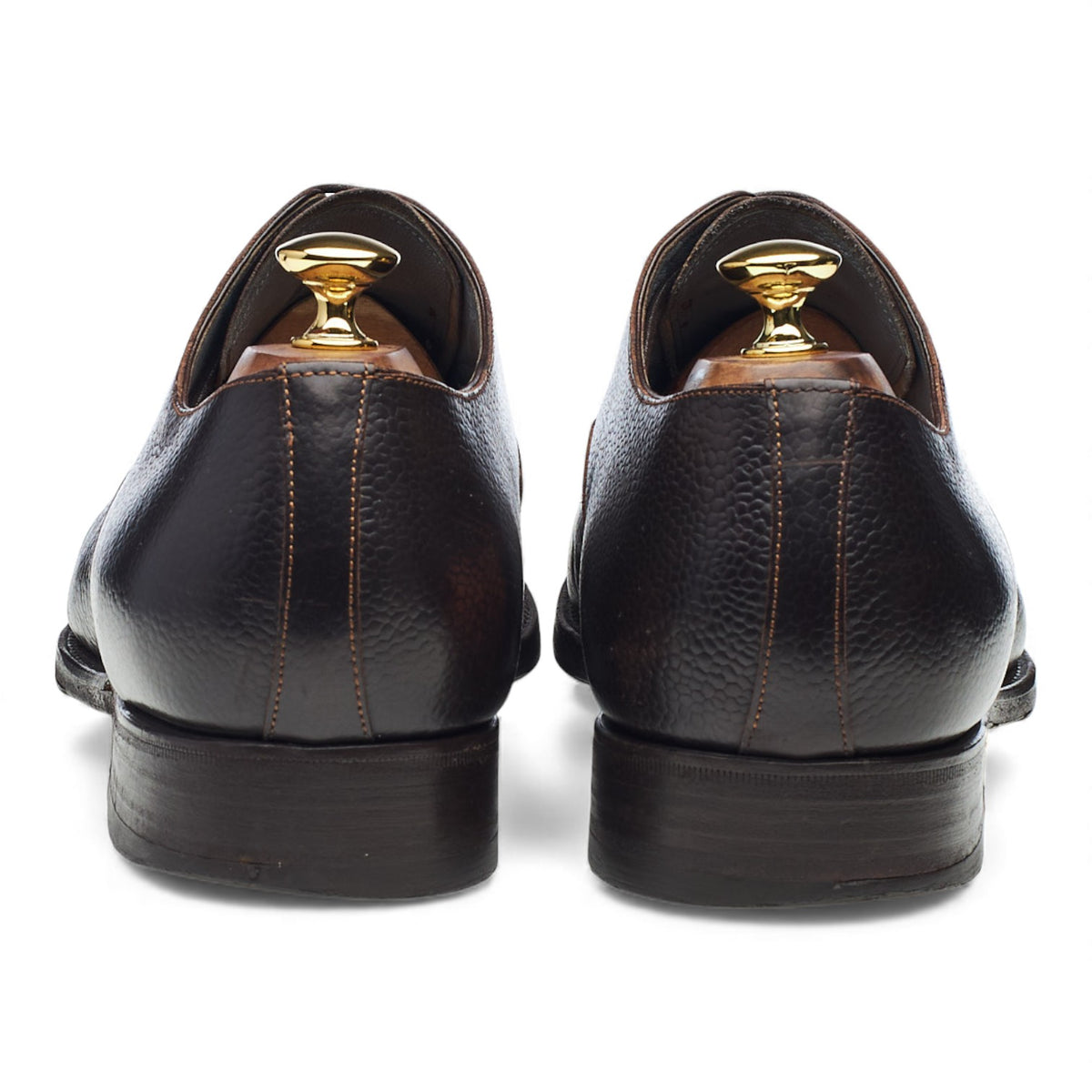 Dark Brown Grain Leather Oxford UK 11 F