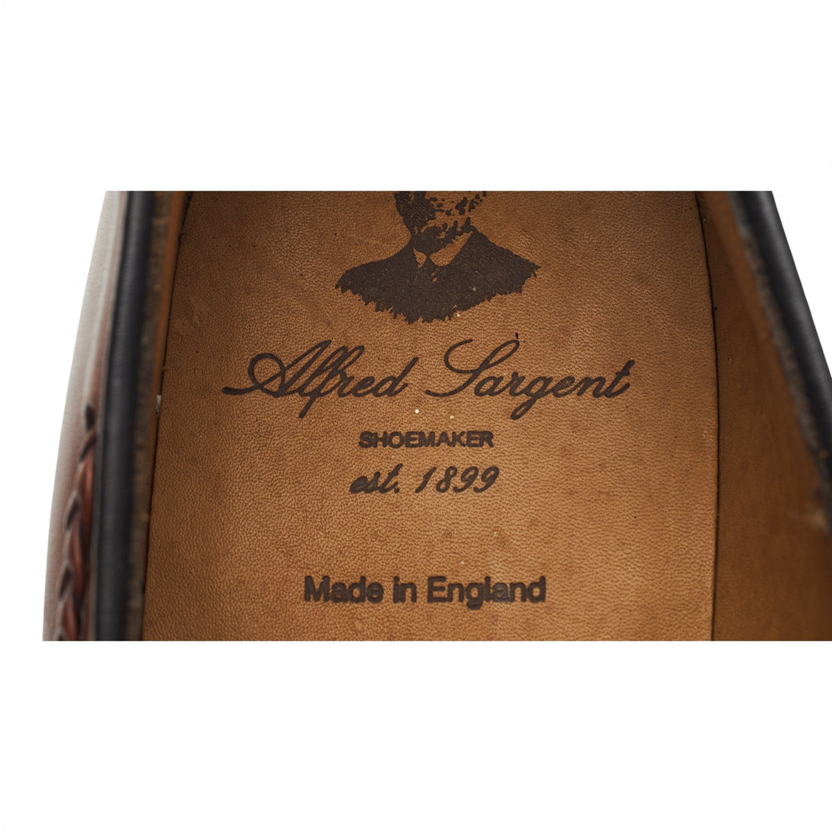 'Lamport' Brown Leather Tassel Loafers UK 9 EX