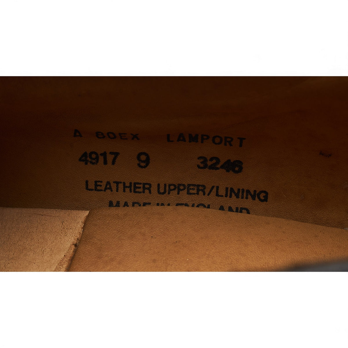 'Lamport' Brown Leather Tassel Loafers UK 9 EX