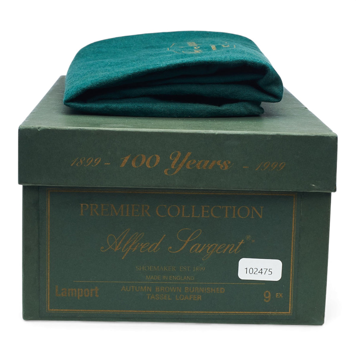 'Lamport' Brown Leather Tassel Loafers UK 9 EX