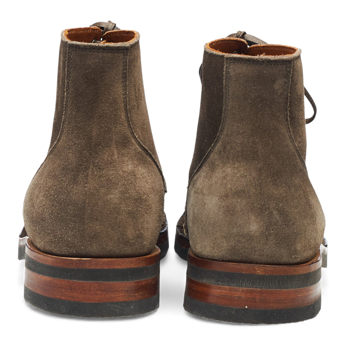 Brown Suede Service Boots UK 6.5 D