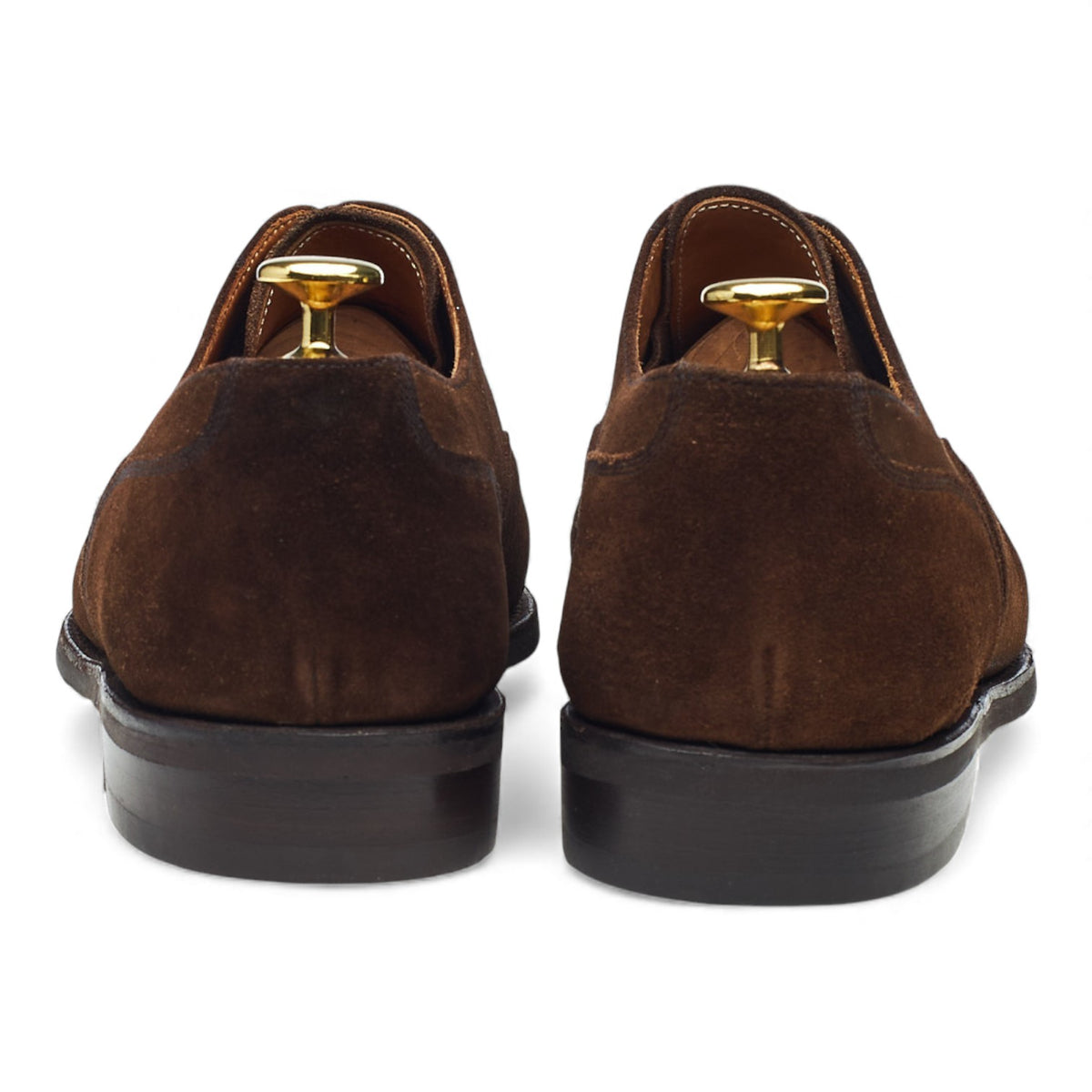 'Magnolia' Brown Suede Oxford UK 8 E