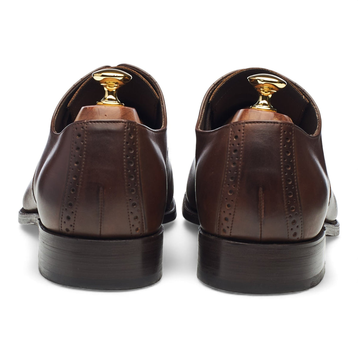 Dark Brown Leather Oxford Brogues UK 10 G