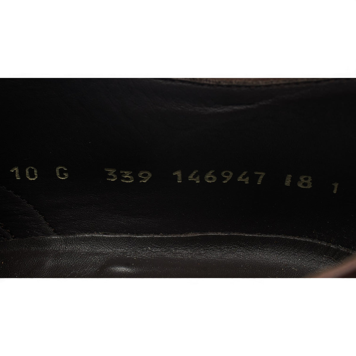 Dark Brown Leather Oxford Brogues UK 10 G