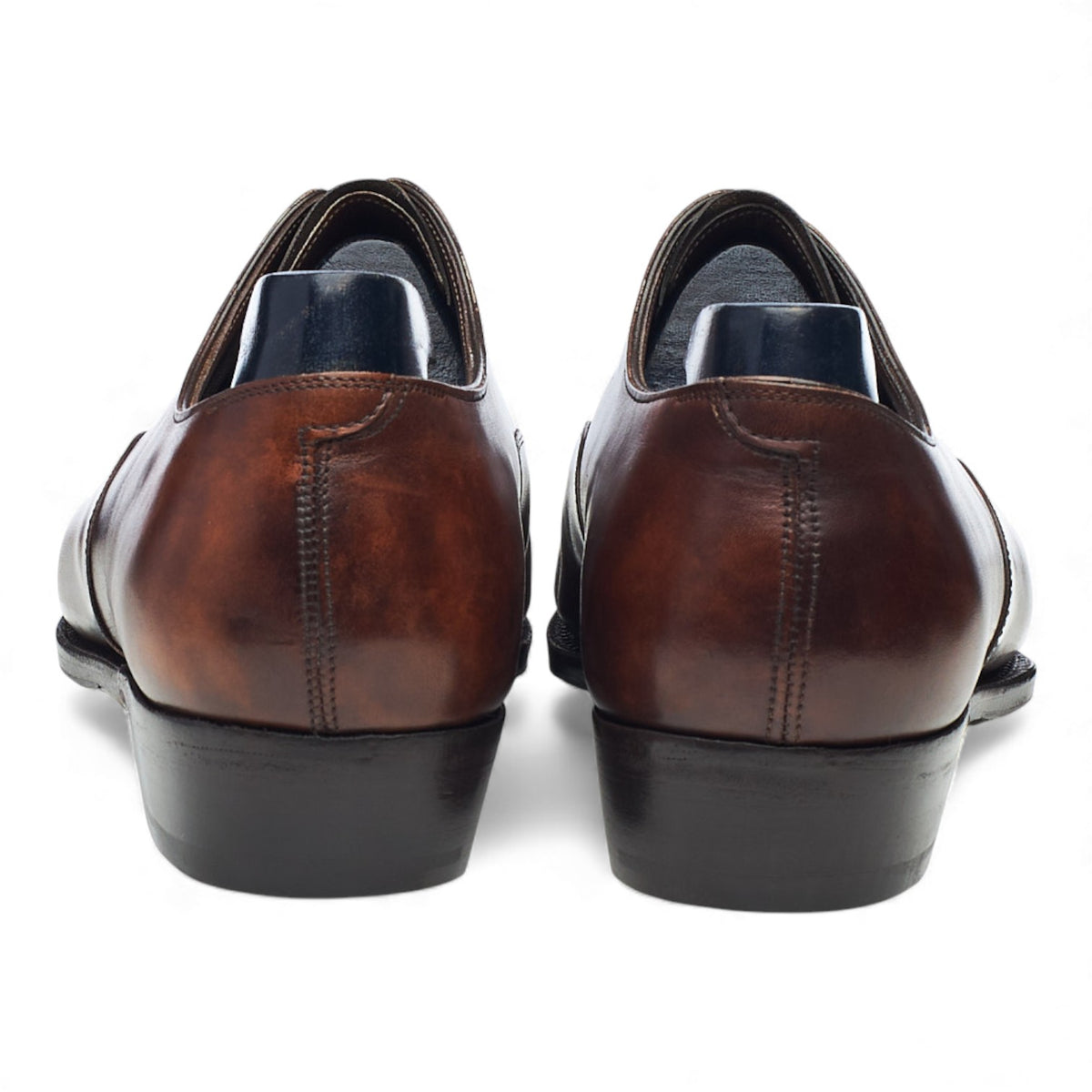 'Nakagawa' Bourbon Brown Museum Leather Oxford UK 7 E