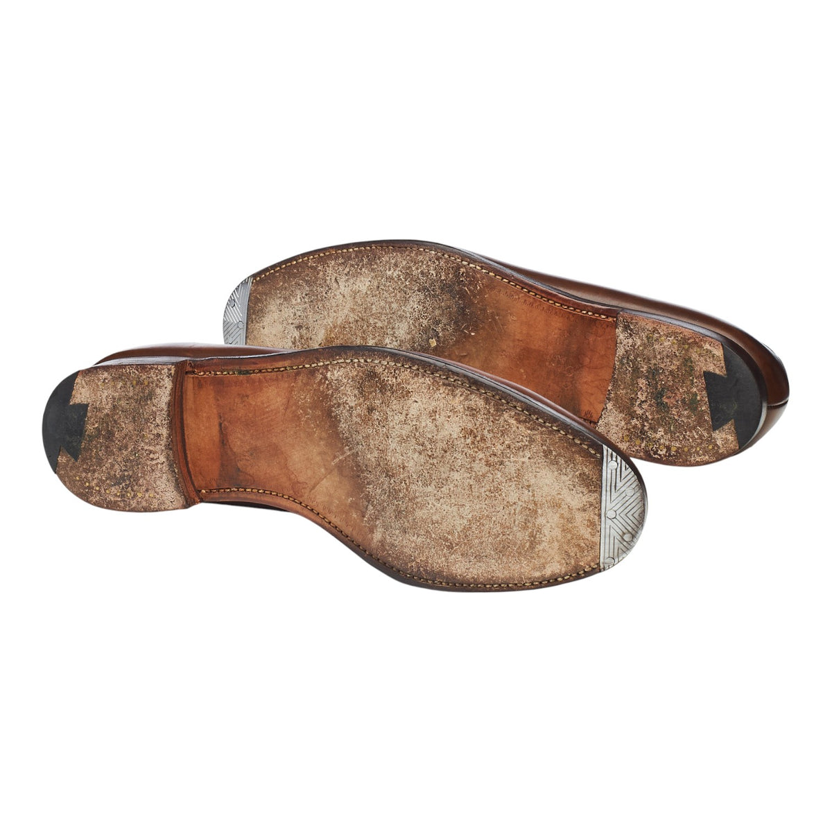 'Cavendish 2' Brown Leather Tassel Loafers UK 9.5 E