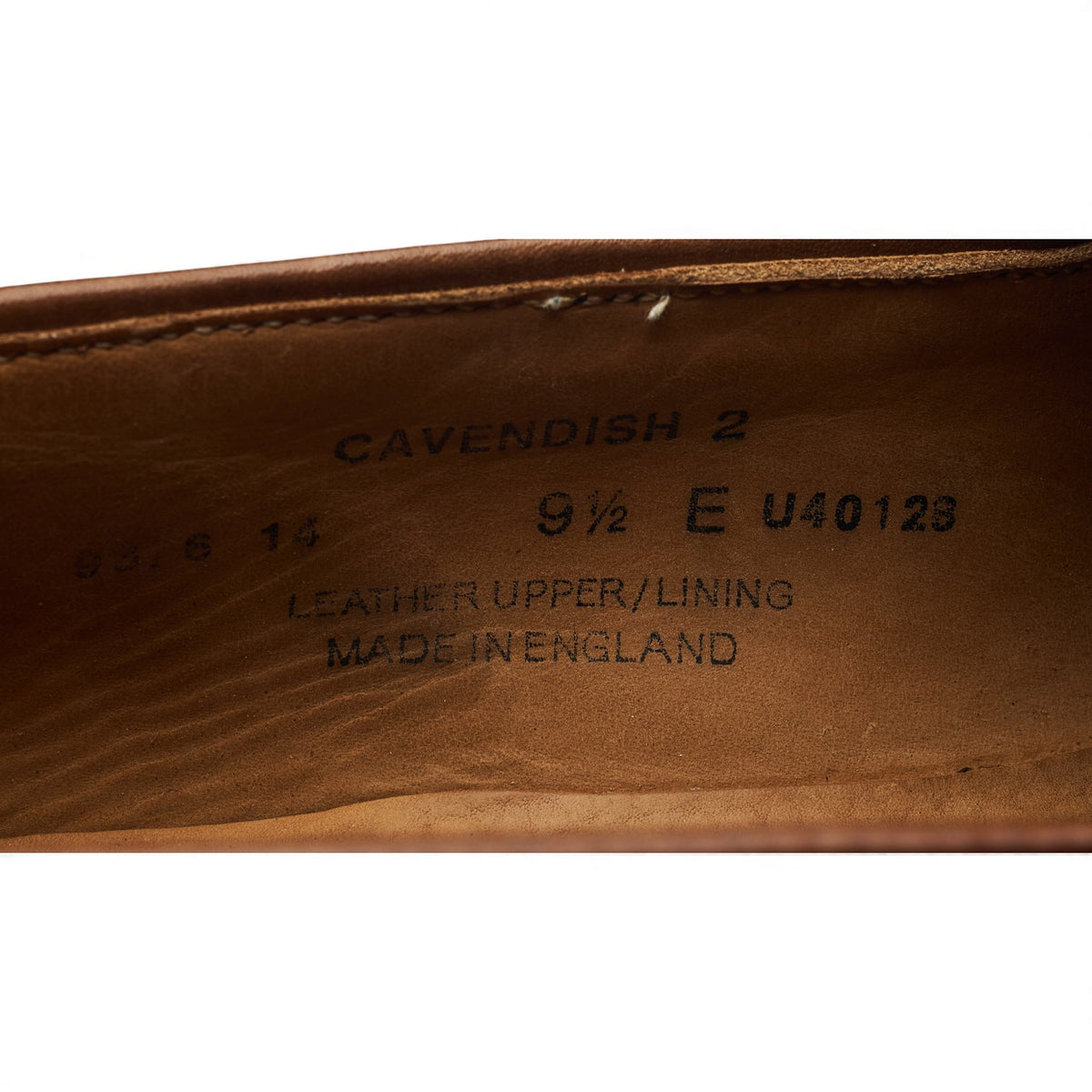 'Cavendish 2' Brown Leather Tassel Loafers UK 9.5 E