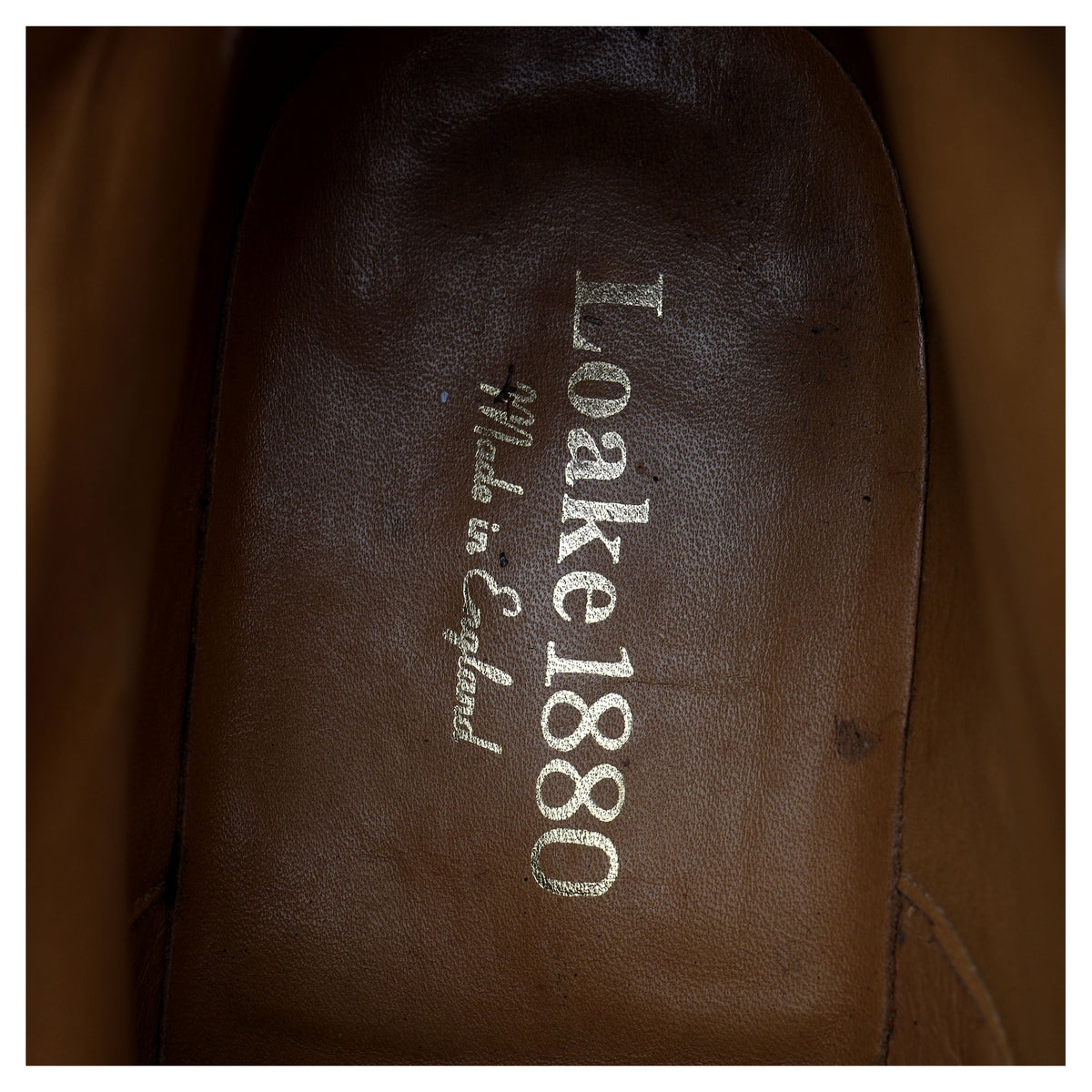 1880 &#39;Burford 2&#39; Tan Brown Leather Brogue Boots UK 7 F