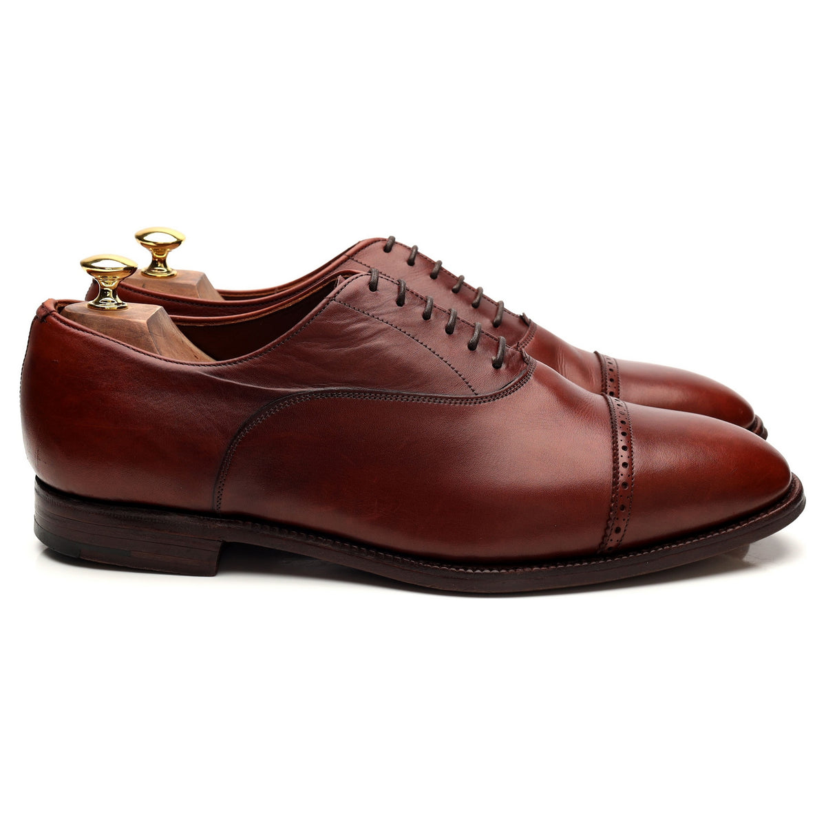 Masterclass &#39;Wordsworth&#39; Brown Leather Oxford UK 11 F