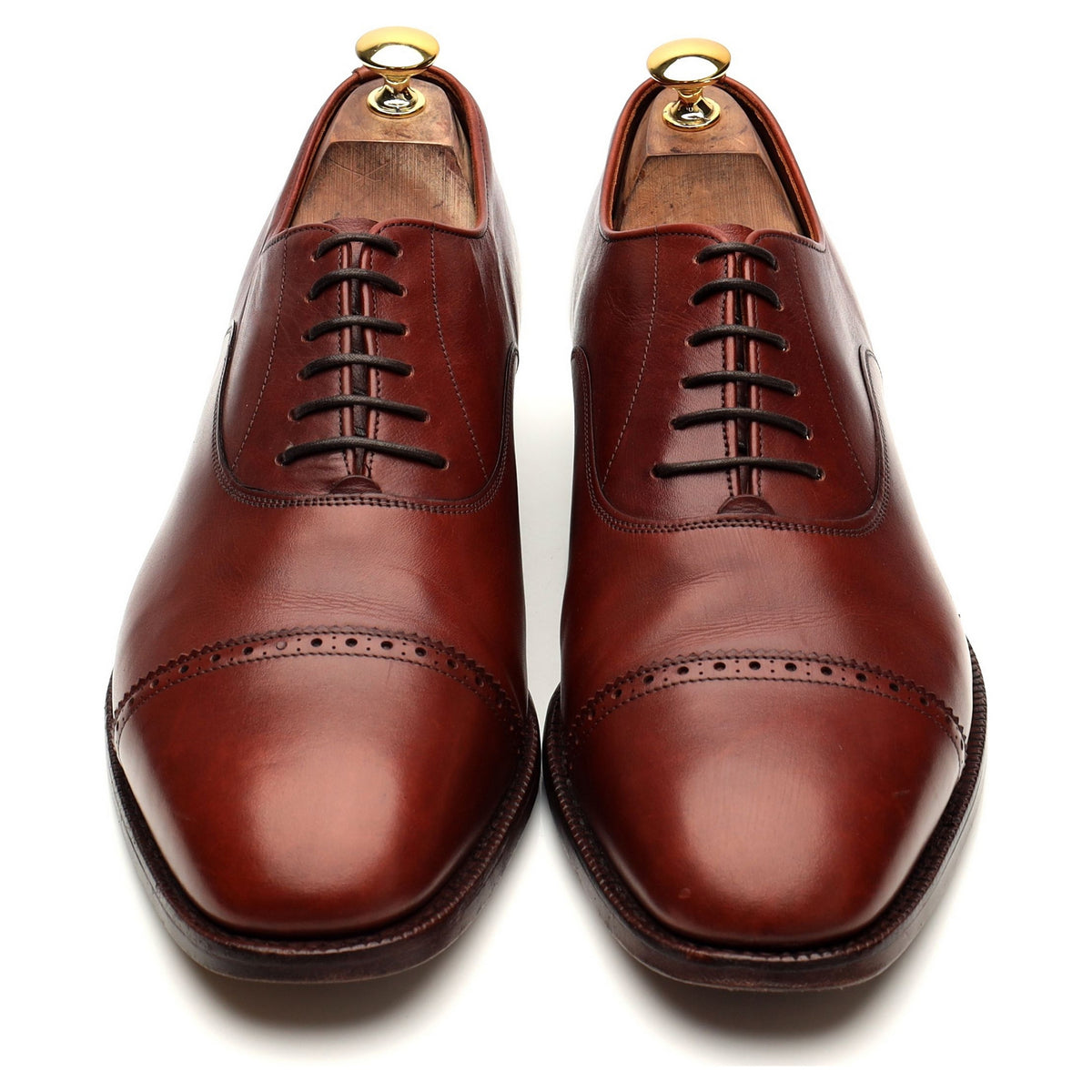 Masterclass &#39;Wordsworth&#39; Brown Leather Oxford UK 11 F